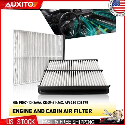 Kit de filtro de aire de motor y cabina para Mazda CX5 2013-22 2,0 L 2,5 L Mazda 6 14-18 P Foto 1 de 4