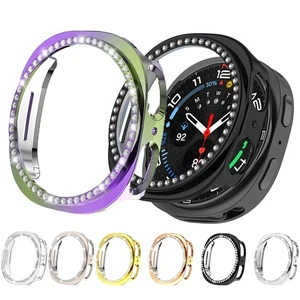 Coque PC Diamond Bling pour Samsung Galaxy Watch8 40mm 44mm Housse de protection creuse - Photo 1 sur 25