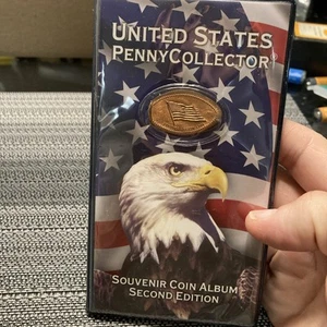 Second Edition US EAGLE PENNY COLLECTOR SOUVENIR ELONGATED PRESSED 21 Coin - Picture 1 of 9