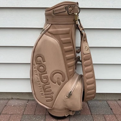 Goldwin AVDP System Staff Cart Golf Bag Rose Gold 6 Way Dividers With Raincover - Image 1 of 4