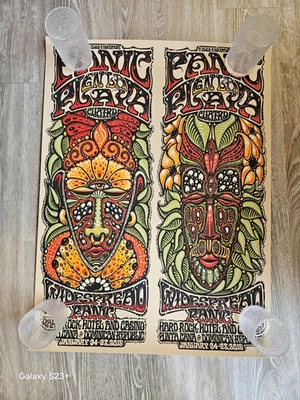 Póster Widespread Panic Uncut Panic En La Playa Quatro 2015 firmado por Jeff Wood Foto 1 de 4