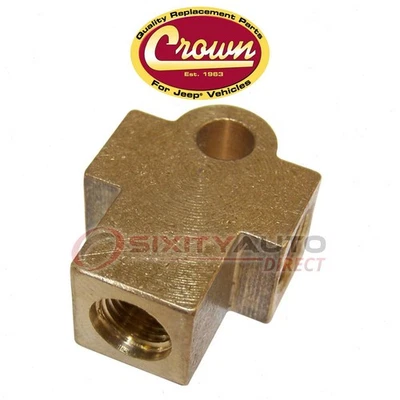 Crown Automotive Brake Hydraulic Hose Fitting for 1963-1965 Jeep J-310 - pc - Image 1 of 4
