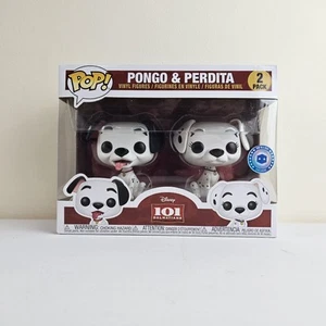 Pongo y Perdita Paquete de 2 101 Dálmatas PIAB Exclusivo Funko Pop! - Imagen 1 de 6