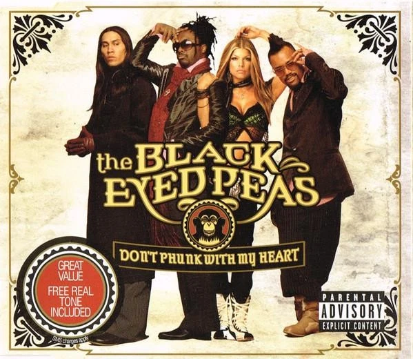 Black Eyed Peas Don't Phunk With My Heart CD UK Interscope 2005 Mit Bonus CDROM - Bild 1 von 1