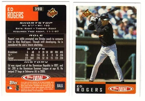ED ROGERS 10 CARD LOT 2002 TOPPS TOTAL # 390 Baltimore Orioles - Picture 1 of 1