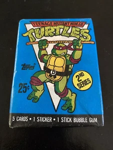 1990 Topps Teenage Mutant Ninja Turtles 2nd Series Wax Pack TMNT - Bild 1 von 1