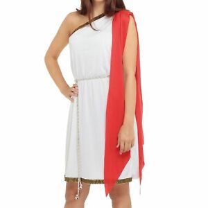 Adults Ladies Mens Grecian Roman Toga Robe Fancy Dress Party Student Costume