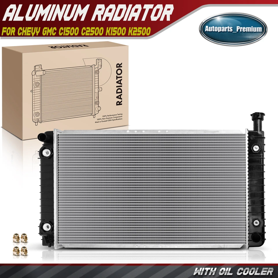 Radiador para Chevy GMC C1500 C2500 K1500 K2500 1996-1998 4,3 L 5,0 L transmisión automática Foto 1 de 4