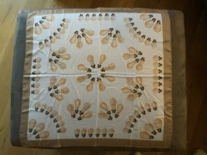 FOULARD ANNI 70 PUBBLICITA’ LAMPADE OSRAM cm.70 x70 no TARGA TABELLA ADVERTISING - Foto 1 di 3