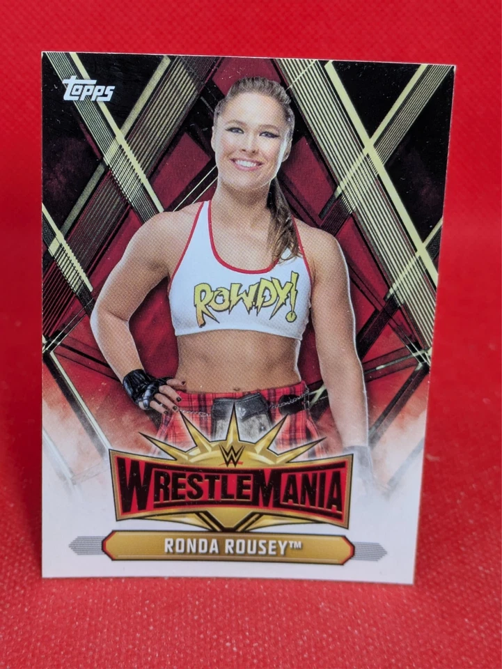 2019 Topps WWE Road to Wrestlemania Wrestlemania 35 Roster Ronda Rousey #WM-8 - Image 1 of 1