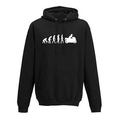 Hoodie Evolution Motorrad Rennfahrer Honda Kawasaki 10 Farben Herren XS - 5XL - Bild 1 von 2