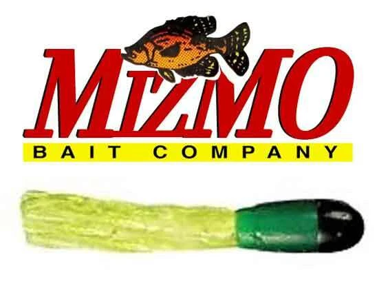 Mizmo Tubes Crappie Panfish Tracers 11510 Negro Cabeza Verde Cuerpo Chartreuse Cola Foto 1 de 1