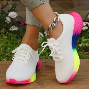 Women's Casual Sneakers Summer Comfortable Breathable Shoes Fashion sneaker - Picture 1 of 5