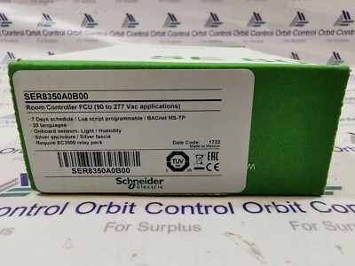 Schneider Electric SER8350A0B00 Room Controller FCU 90 to 277 Vac - Image 1 of 4
