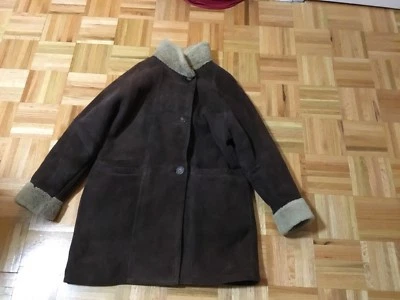 CHAQUETA BLUEDUCK MUJER PIEL DE OVEJA 3/4 MARRÓN TALLA S Foto 1 de 4