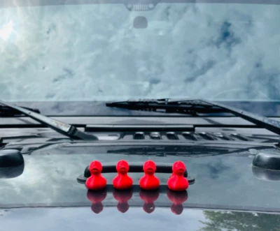 5x Tapas de válvula de pato para Jeep Wrangler impreso en 3D Jeep vástago accesorio rueda de bicicleta Foto 1 de 3