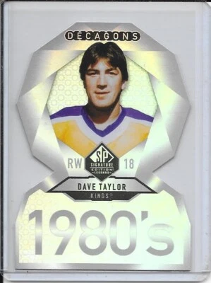 2020-21 SP Signature Legends Dave Taylor Decagons # DC-32 - Image 1 of 2