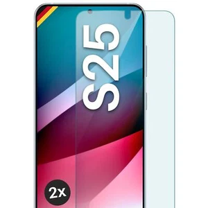 2x Prawdziwe szkło do Samsung Galaxy S25 Folia pancerna Szkło hartowane Premium Ochrona wyświetlacza - Zdjęcie 1 z 7