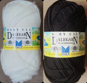 1 Skein – Baby Ull by Dale Garn - 100% Merino Wool - 2 Colors Available - Picture 1 of 10