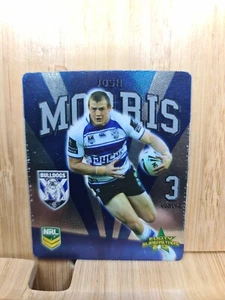 JOSH MORRIS🏆2013 #4 Bulldogs NRL Footy Superstars Tazo🏆 - Picture 1 of 2