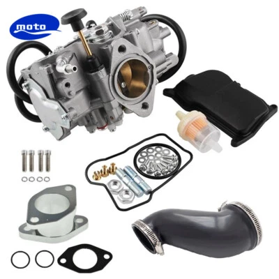 For Yamaha Warrior 350 Performance Carburetor YFM350 YFM350X ATV Manifold &Joint - Image 1 of 4