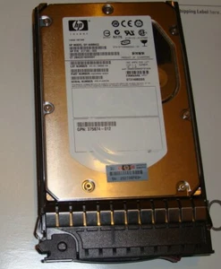384854-B21/389344-001/454228-001/462587-002-HP 146GB 3G SAS 15K 3.5" DP HDD - Picture 1 of 2