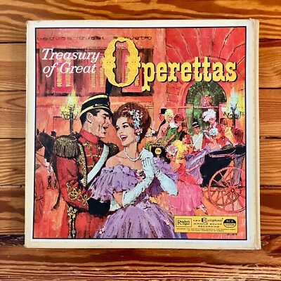 Treasury of Great Operettas 9x LP Vinyl Box Set US 1960 Reader's Digest VG+/VG+ - Image 1 of 2