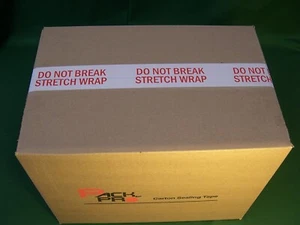 Cinta preimpresa Break Stretch WRAP 2" x 110 yardas; 48 mm x 330' - 36 rollos - Imagen 1 de 2