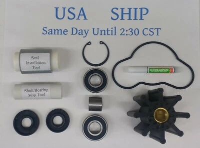 Repair kit Mercruiser Bronze Raw Water Pump 46-8M0137216 46-8M0122655 8M0139995  - Image 1 of 2