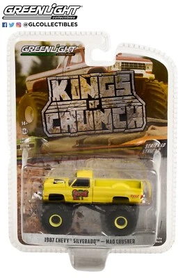 Greenlight Kings of Crunch 10 - "Mad Crusher" 1987 Chevy Silverado 49100-C - Image 1 of 2