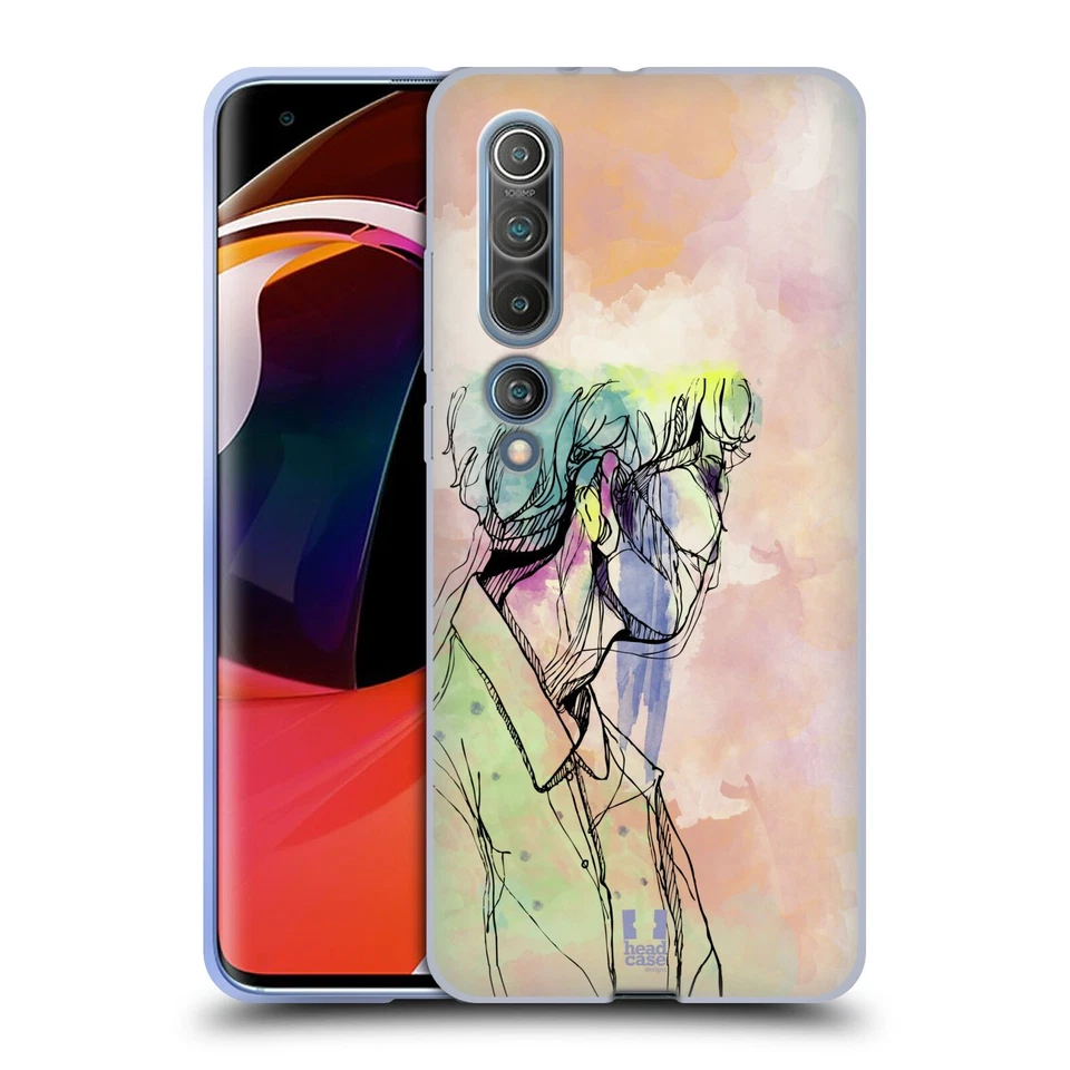 FUNDA HEAD CASE DESIGNS CONTORNO CIEGO GEL SUAVE PARA TELÉFONOS XIAOMI. Foto 1 de 4