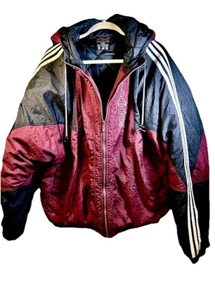 Chaqueta Adidas De Colección Para Hombre Grande Con Capucha Cortavientos Trifolio Retro Años 90 Foto 1 de 4