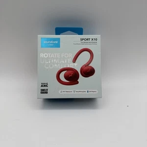 Écouteurs Soundcore Sport X10 Workout Sport - Rouge - Photo 1 sur 3