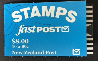 New Zealand: 1992, $8 Booklet with barcode, Penguin, SG SB61. as issued. - Image 1 of 3