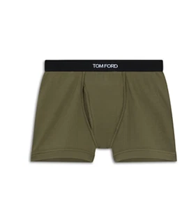 Tom Ford Men Cotton Blend Boxer Briefs Dark Sage Size XL - Picture 1 of 1