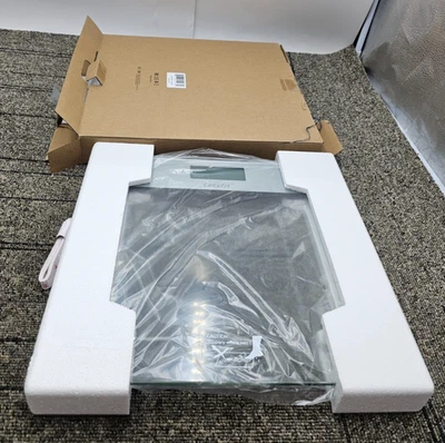 Letsfit EB9090H Bathroom Scale Clear Digital LCD Display Tempered Glass 400lbs - Image 1 of 4