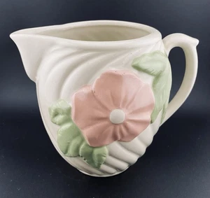 Vintage USA AMERIKANISCHER BISKUIT KERAMIK KRUG, Floral. 5,75 Zoll groß - Bild 1 von 6