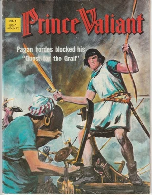 Cómic australiano: Prince Valiant #1 Yaffa 1980 "Quest for the Grail" Foto 1 de 4