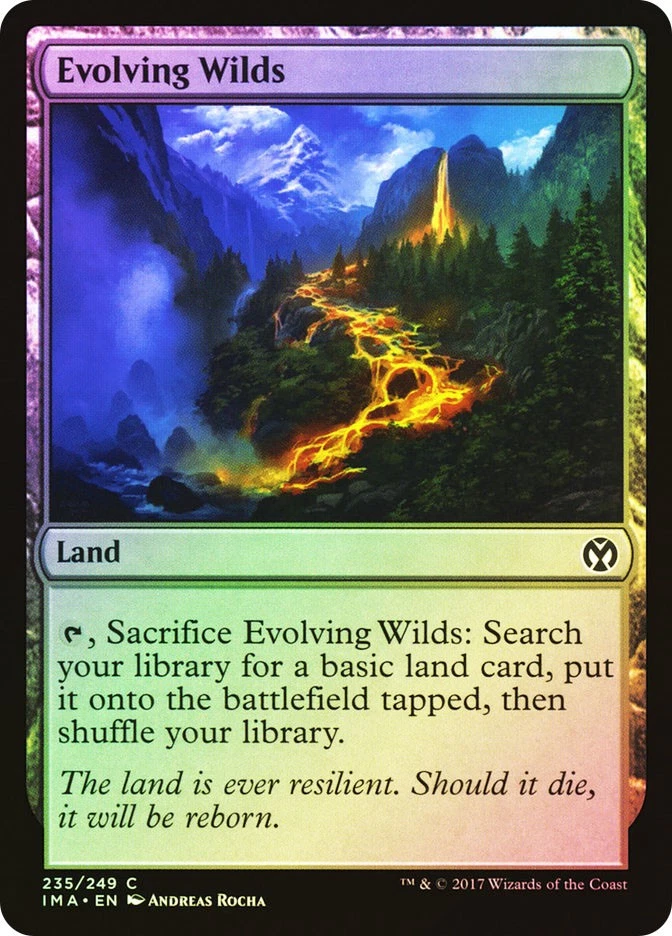 MTG FOIL Evolving Wilds  - Iconic Masters #235 - Image 1 of 1