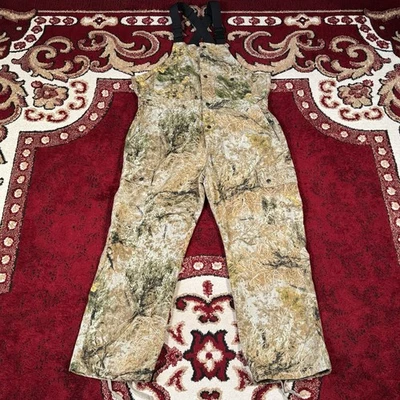 Vintage Y2K Cabelas Zonz Western Hunting Camo Bib Overalls Size L - Image 1 of 4