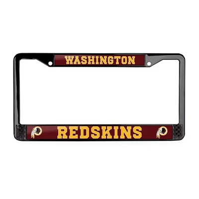 FANMATS Washington Redskins NFL 3D Polyurethane Black License Plate Frame for Car-Truck