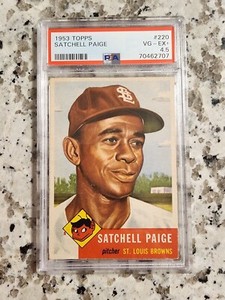 1953 Topps Satchell Paige #220 PSA 4.5 (Centered)