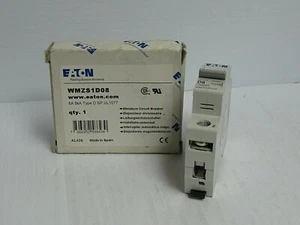 NEW EATON CIRCUIT BREAKER WMZS1D08 1 POLE 1P 8 AMP A 8A - Picture 1 of 7
