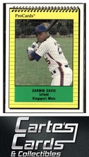 Darwin Davis 1991 ProCards #3819  Kingsport Mets