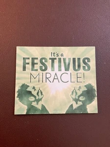 It's a Festivus Miracle! Seinfeld Refigerator Magnet 3 x 2.5" - Picture 1 of 2