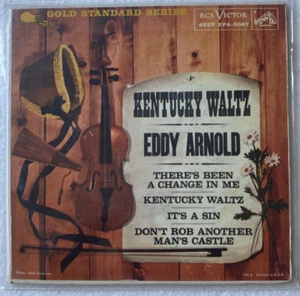 Eddy Arnold Kentucky Waltz PS EP 45 Rpm Record Country Legend RCA EPA-5087 1958 - Picture 1 of 7