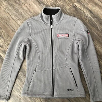 Женская флисовая куртка Indycar Schmidt Peterson Spyder Core с подкладкой - средняя - серая - Изображение 1 из 4