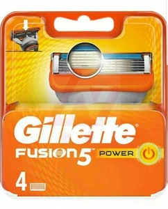 Gillette Klingen Razor Fusion 5 Power Blades 4 - 4er-Pack - 100 % UK ORIGINAL - Bild 1 von 1