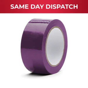 Parcel Packing Tape Purple for Sealing Boxes & Cartons 48 mm x 66 m - Picture 1 of 1