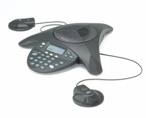 Polycom Soundstation 2 EX Analoges Konferenztelefon mit 2 Zusatzmikrofonen - Bild 1 von 3